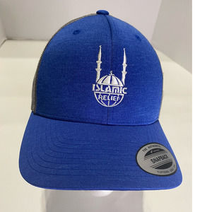 New Islamic Relief Men Hat Blue/Gray adjustable